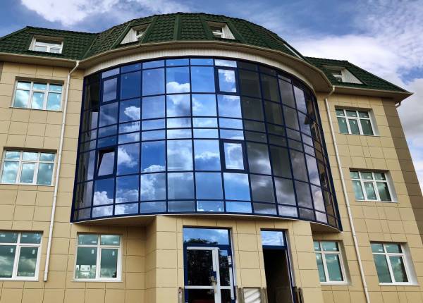 Фасадное остекление многоквартирного дома в Климовске Фасадное остекление многоквартирного дома в Климовске